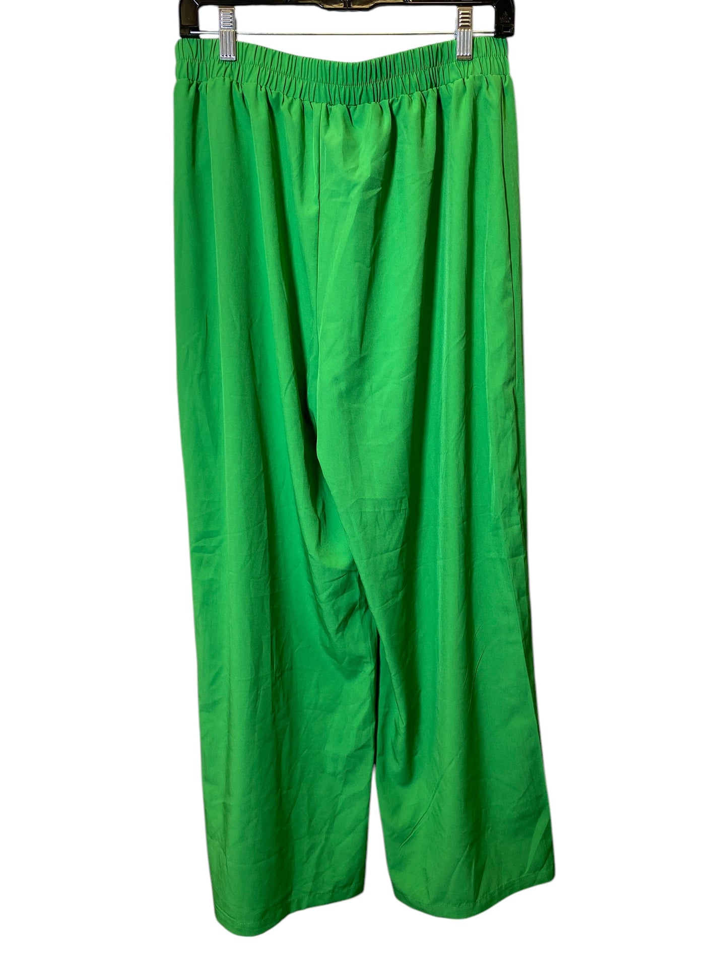 Pants Wide Leg By Shein In Green, Size: Xl