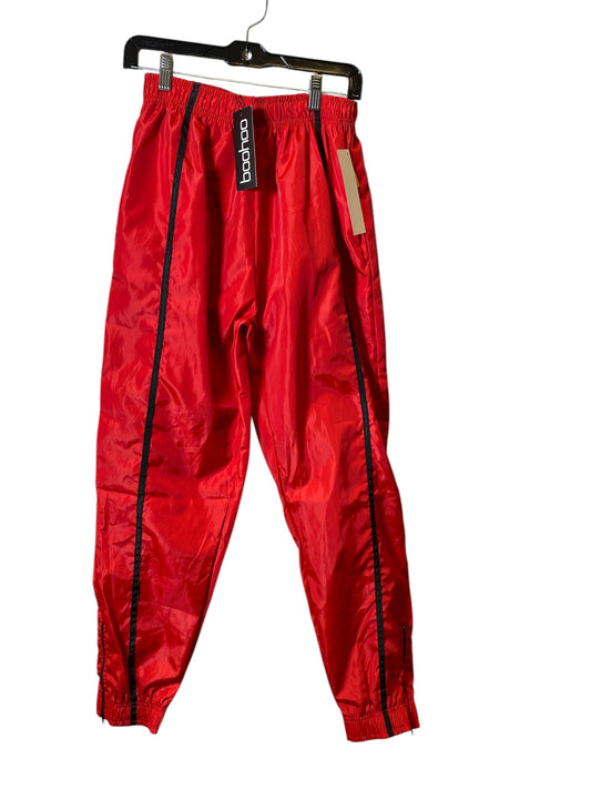 Athletic Pants By Boohoo Boutique In Red, Size: 12