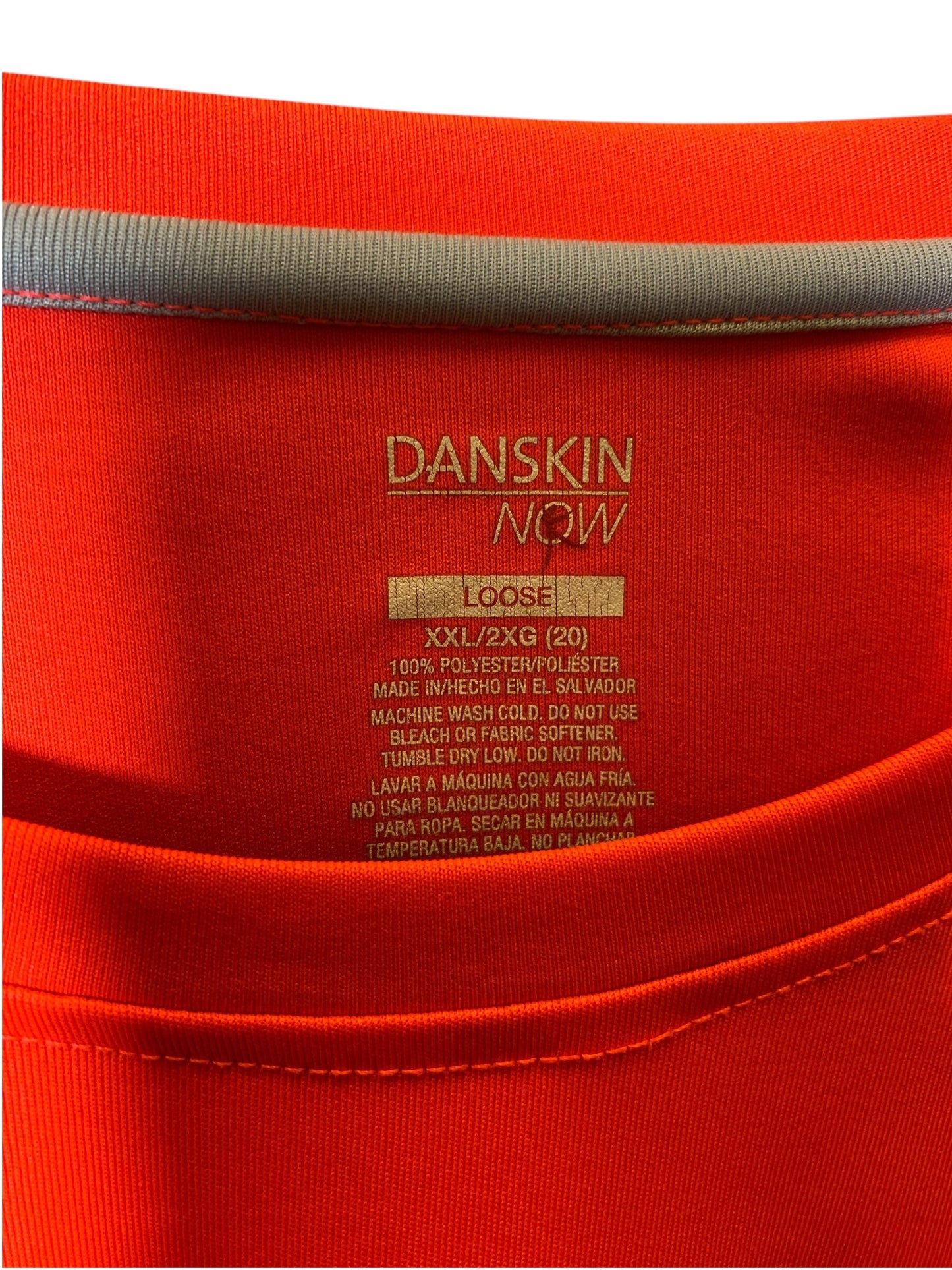 Athletic Top Short Sleeve By Danskin  Size: Xxl