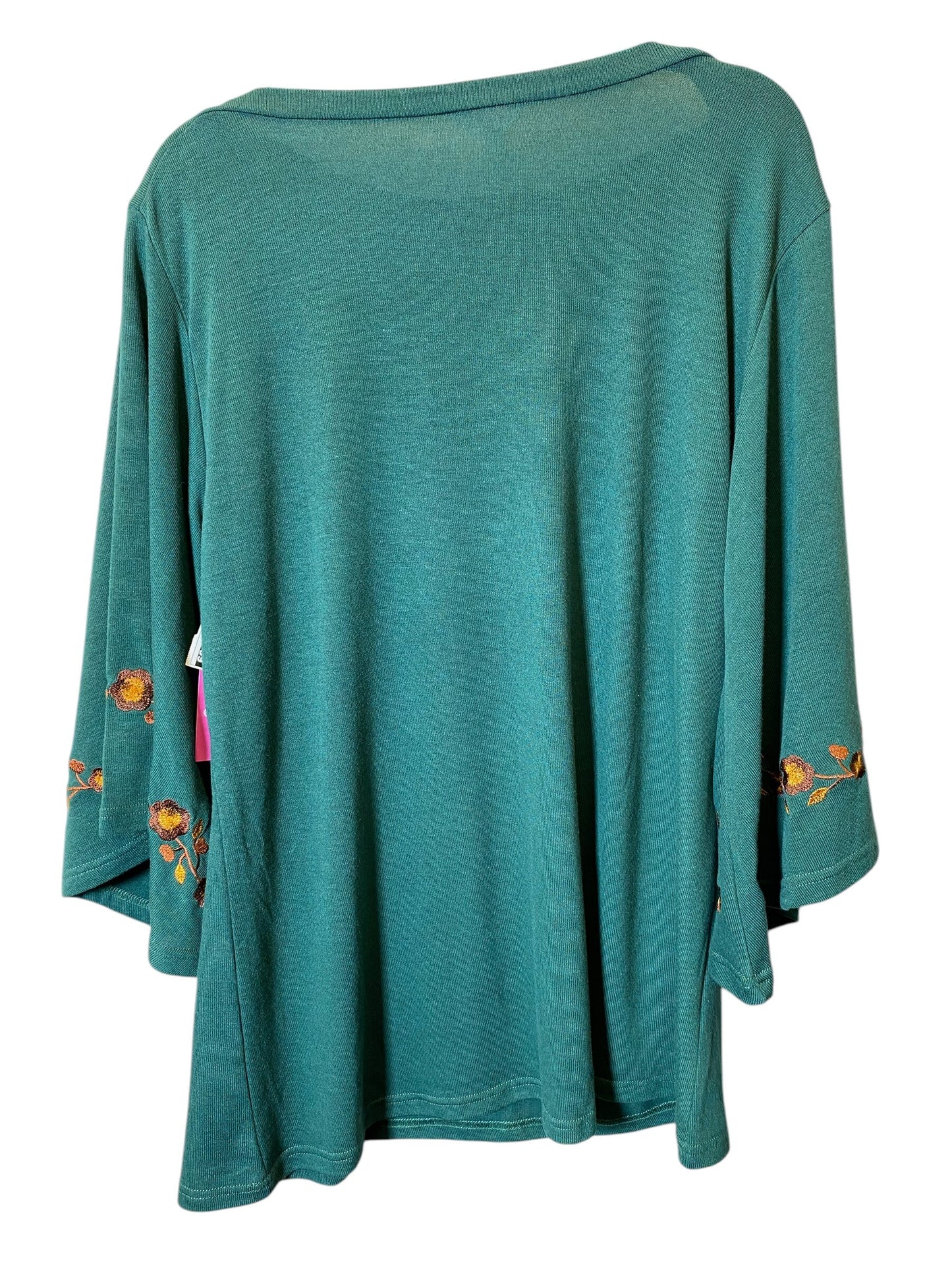 Top 3/4 Sleeve By Amaryllis  Size: Xl