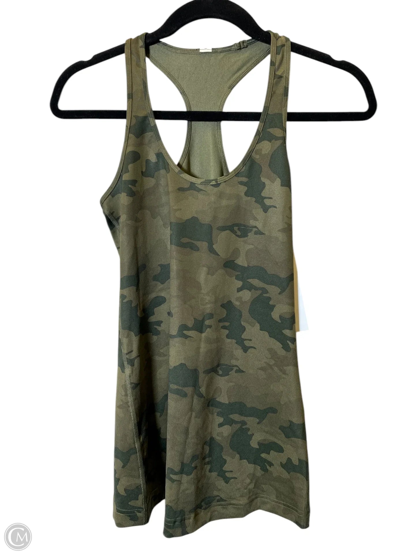 Athletic Tank Top By Lululemon In Camouflage Print, Size: S