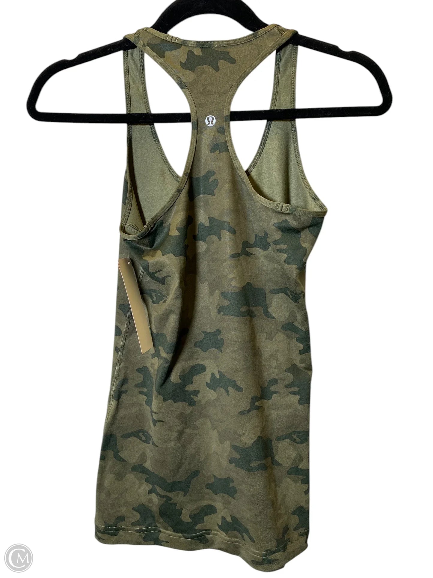 Athletic Tank Top By Lululemon In Camouflage Print, Size: S