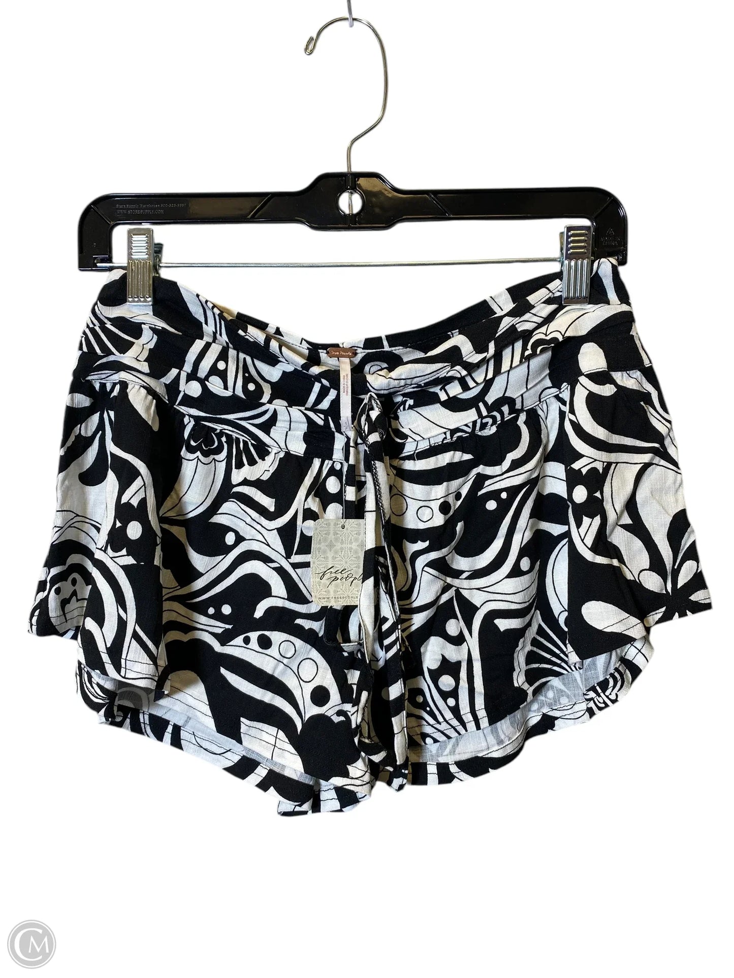 Shorts By Free People In Black & White, Size: S