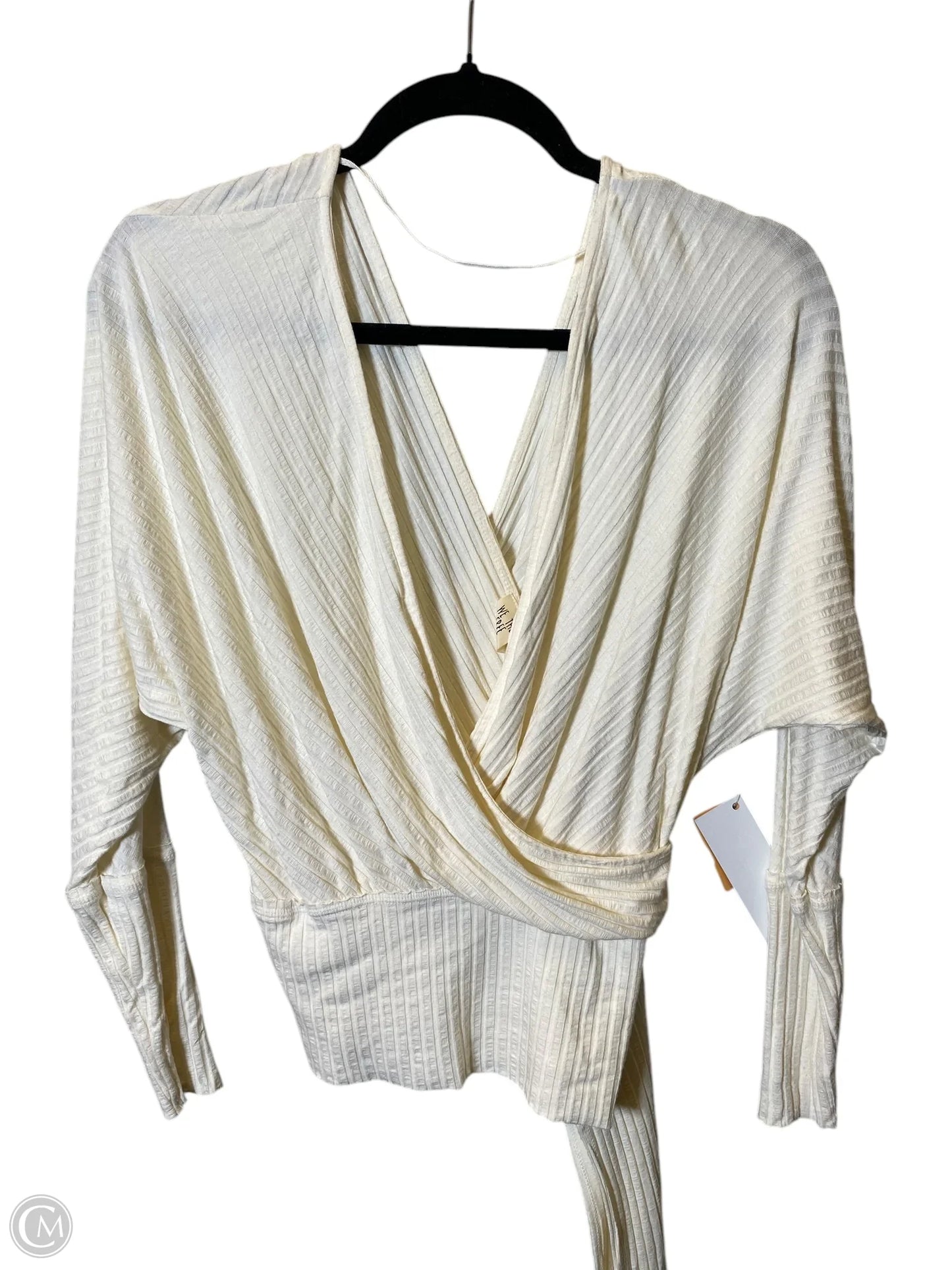 Top Long Sleeve By We The Free In Cream, Size: Xs