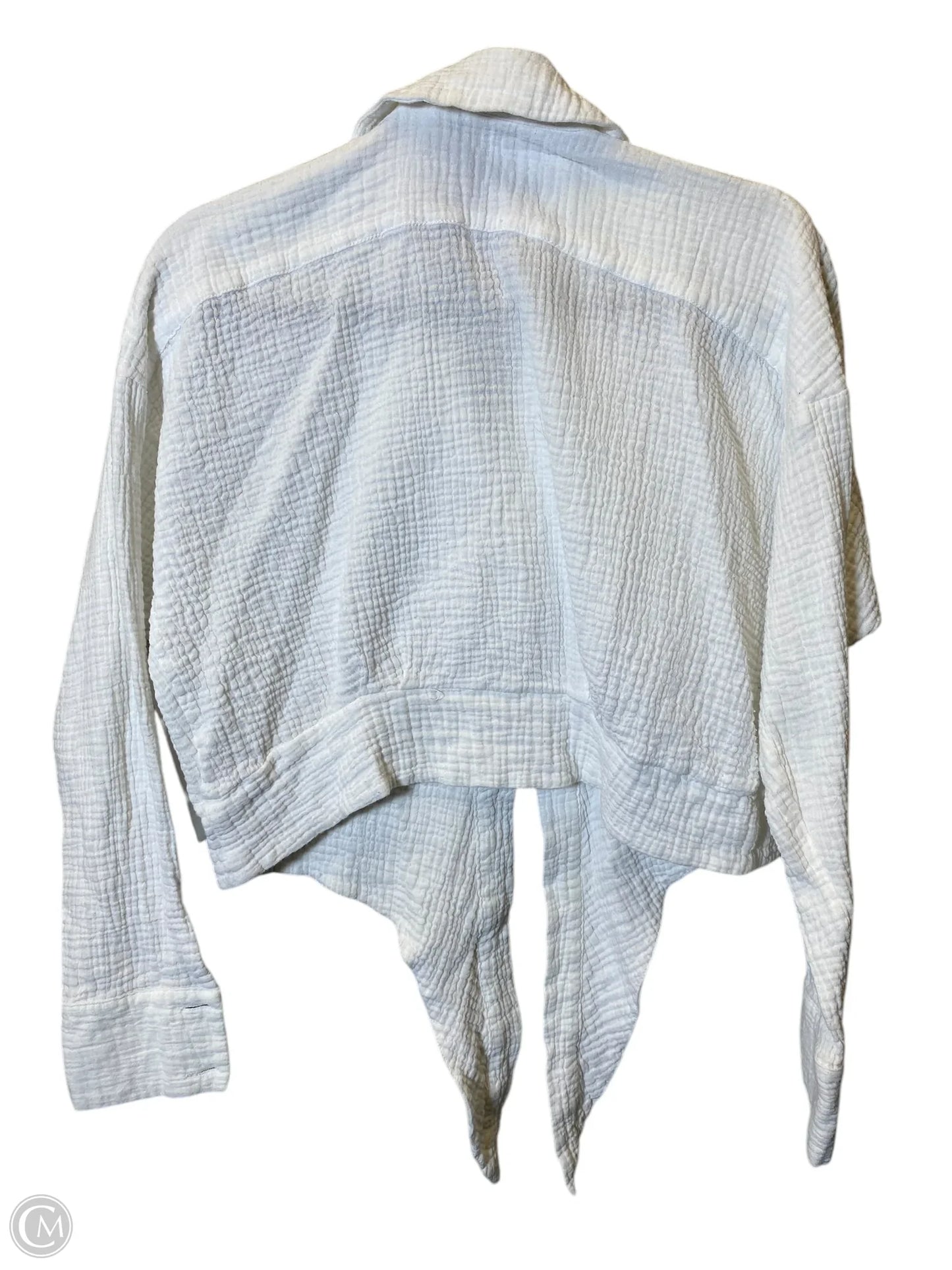 Top Long Sleeve By Free People In White, Size: Xs