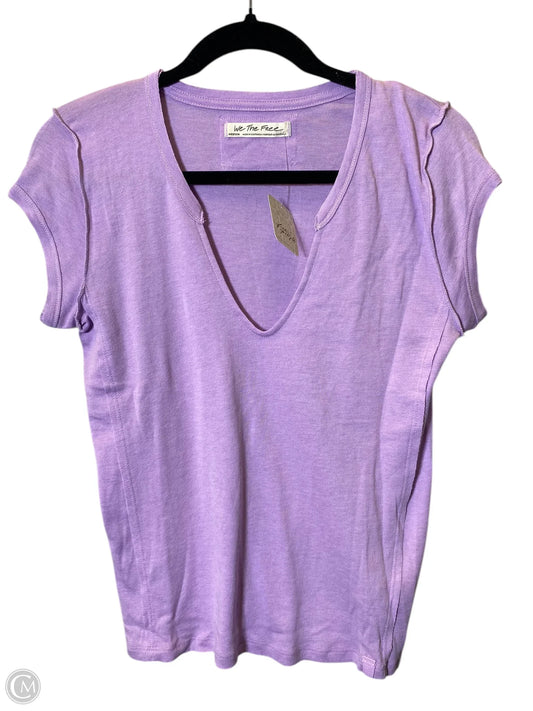 Top Short Sleeve By We The Free In Purple, Size: M