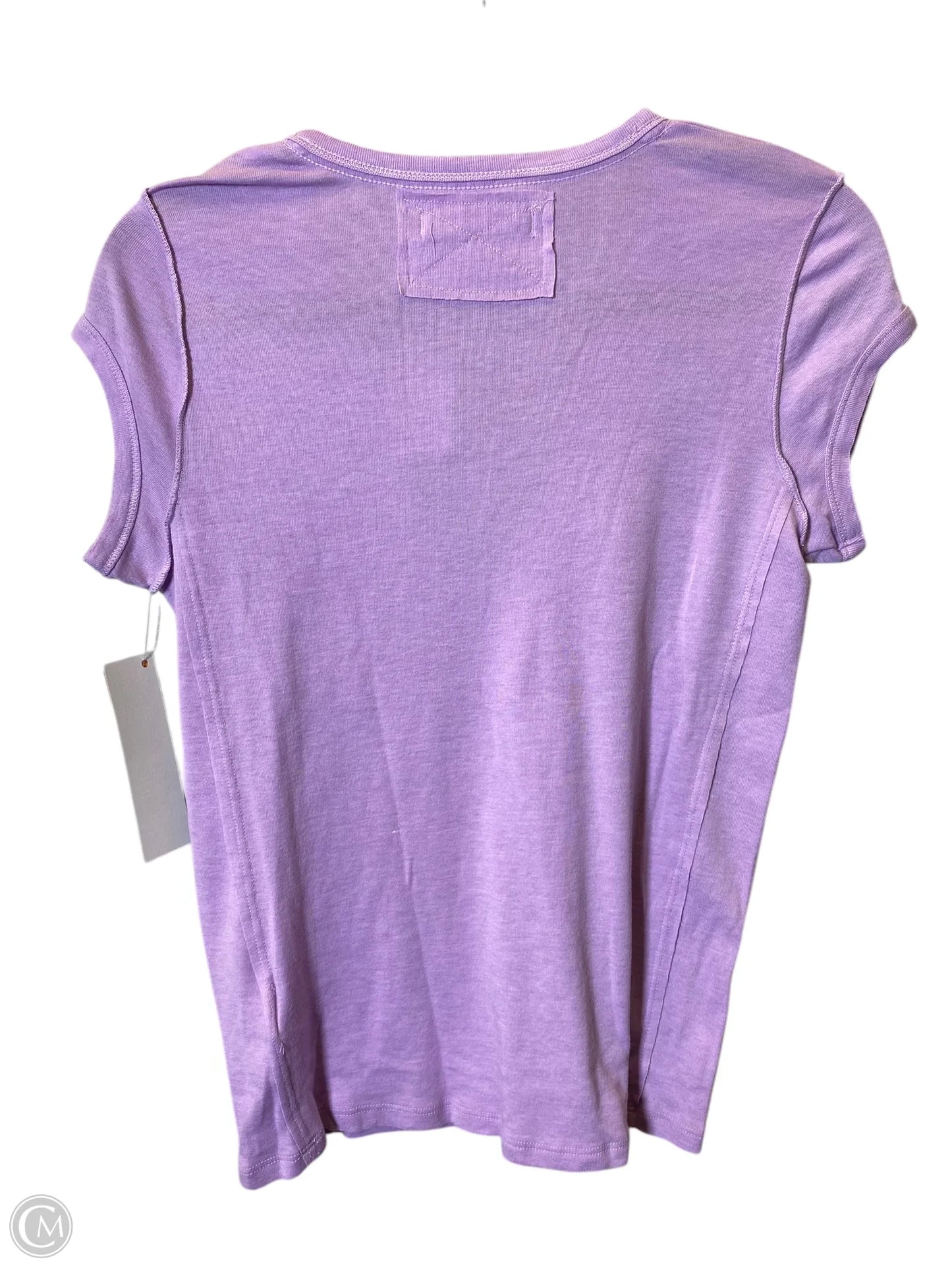 Top Short Sleeve By We The Free In Purple, Size: M