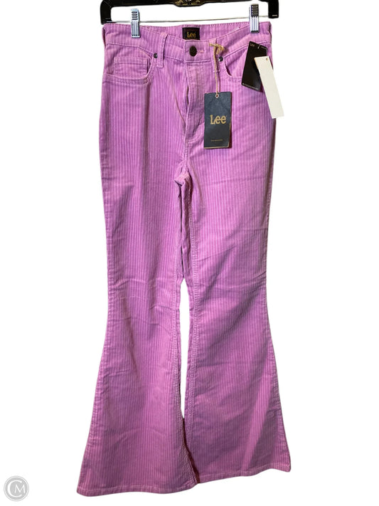 Jeans Flared By Lee In Purple, Size: 4