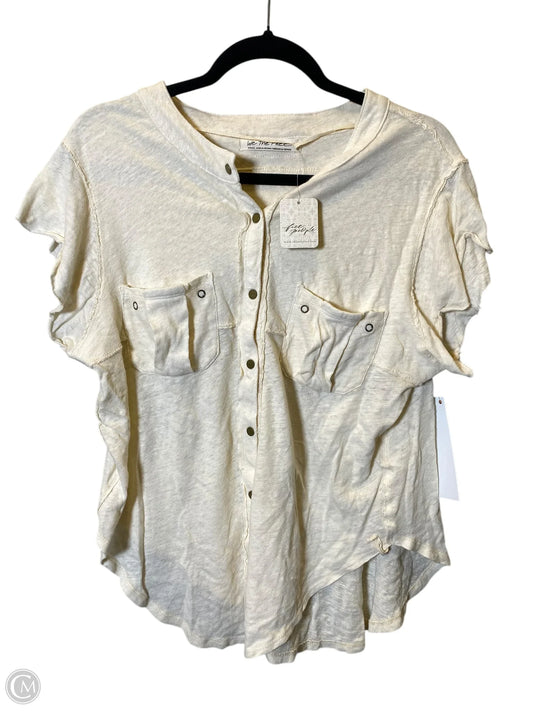 Top Short Sleeve By We The Free In Cream, Size: S