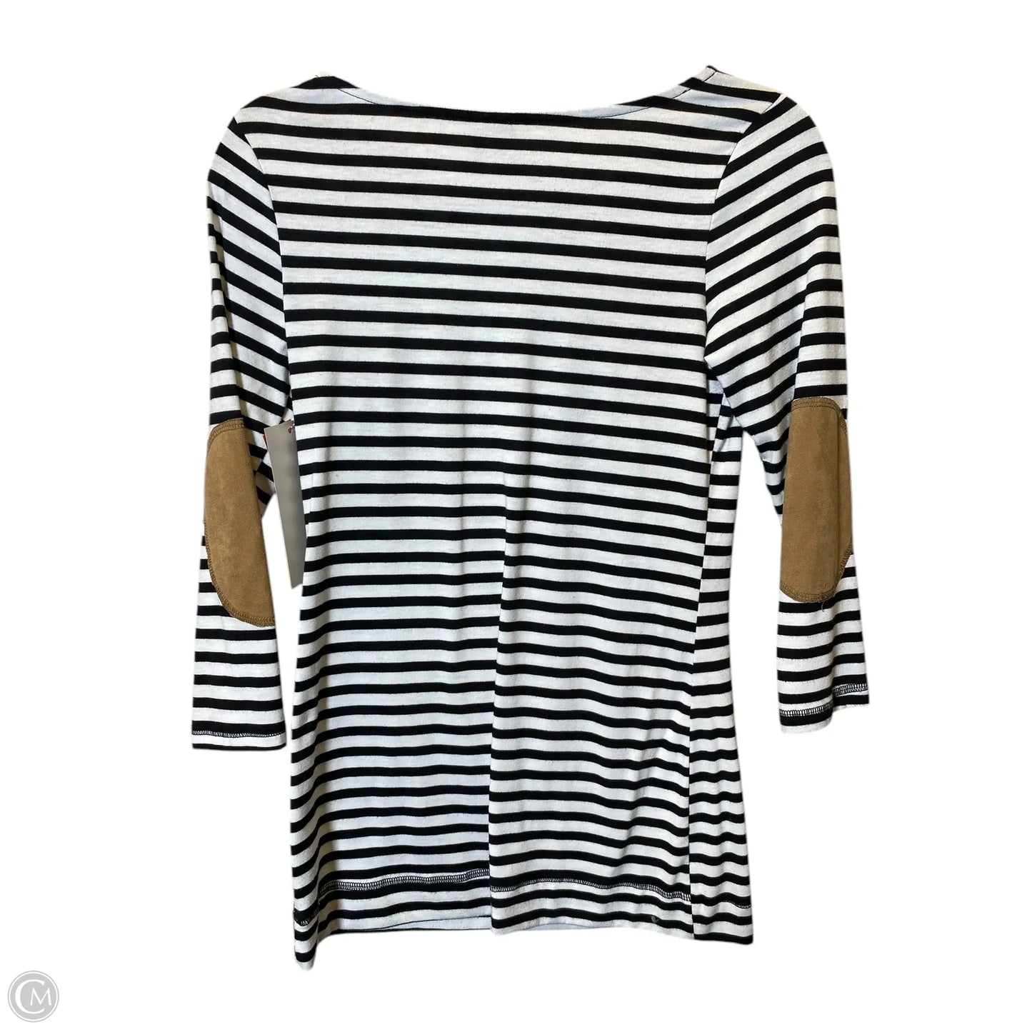 Top 3/4 Sleeve By Clothes Mentor In Striped Pattern, Size: S