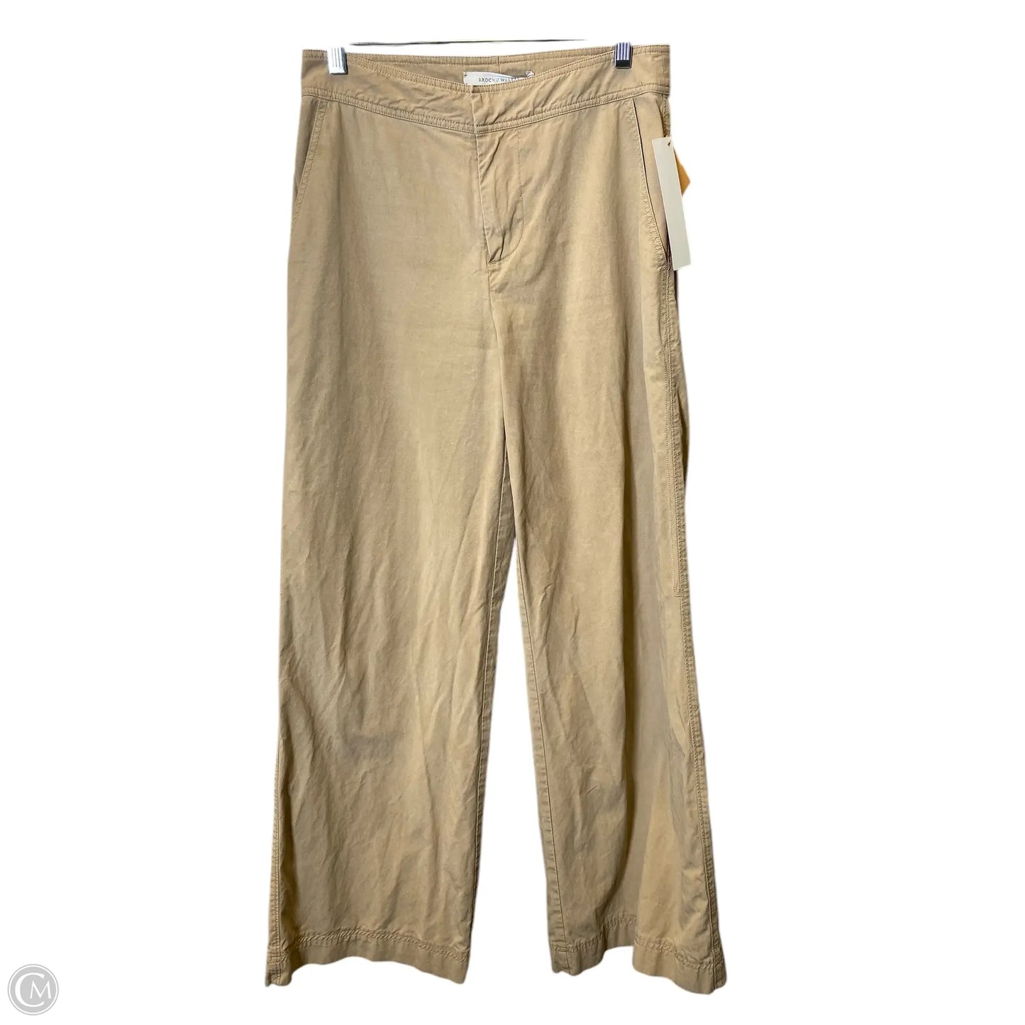 Pants Wide Leg By Clothes Mentor In Beige, Size: S