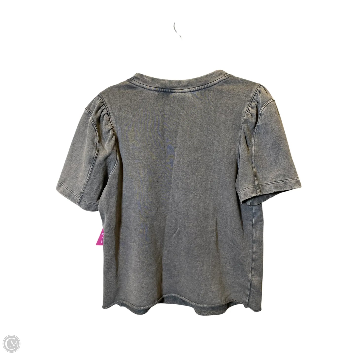 Top Short Sleeve By Universal Thread In Grey, Size: M