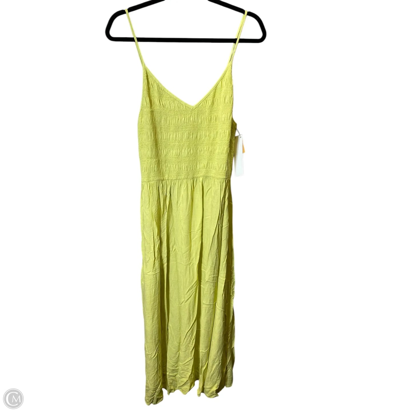 Dress Casual Midi By Wild Fable In Yellow, Size: M