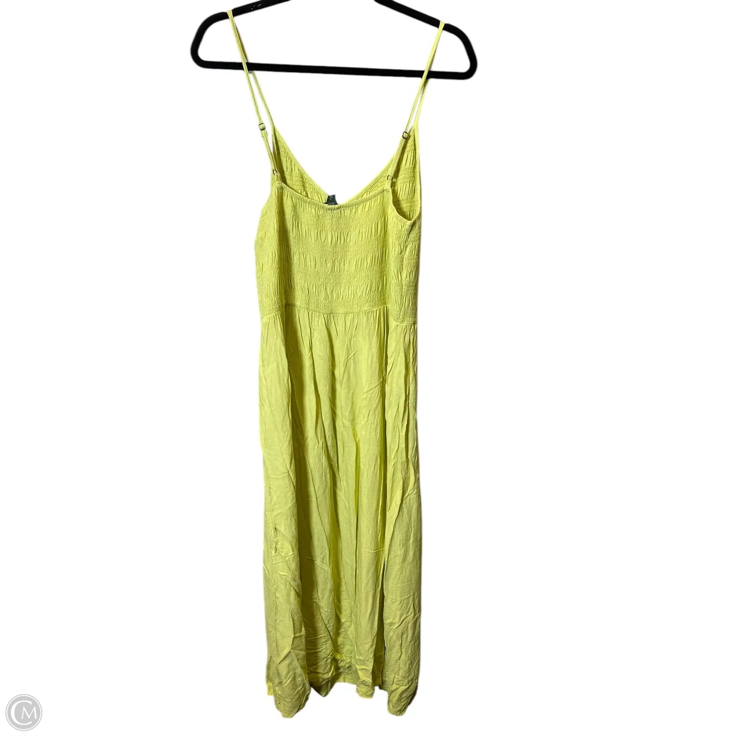 Dress Casual Midi By Wild Fable In Yellow, Size: M