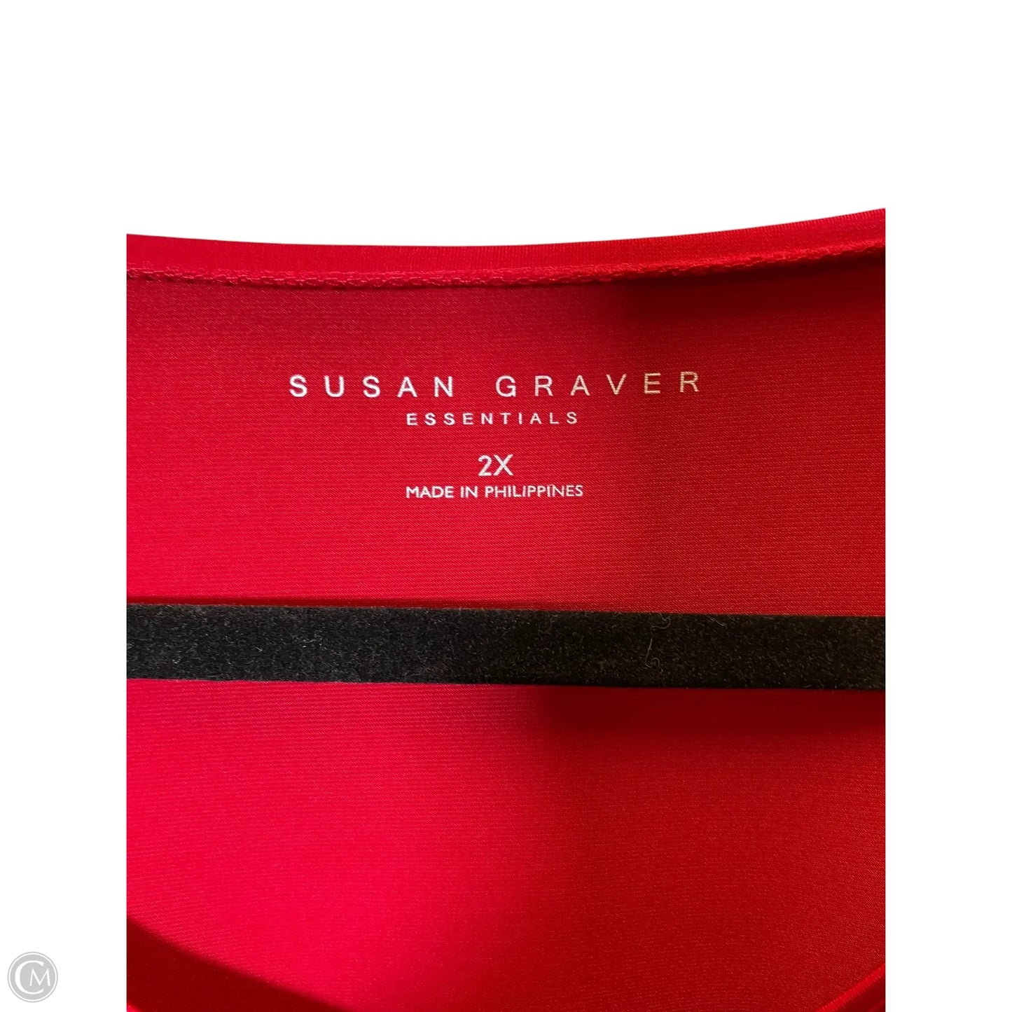 Dress Casual Short By Susan Graver In Red, Size: 2x