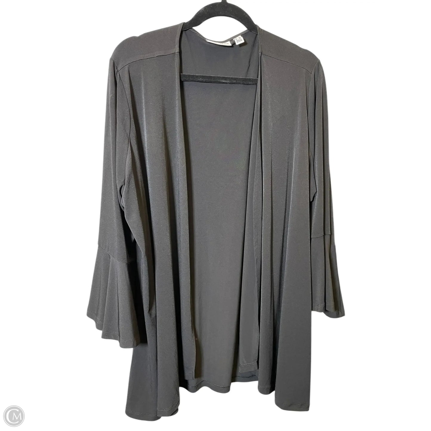 Cardigan By Susan Graver In Black, Size: 2x