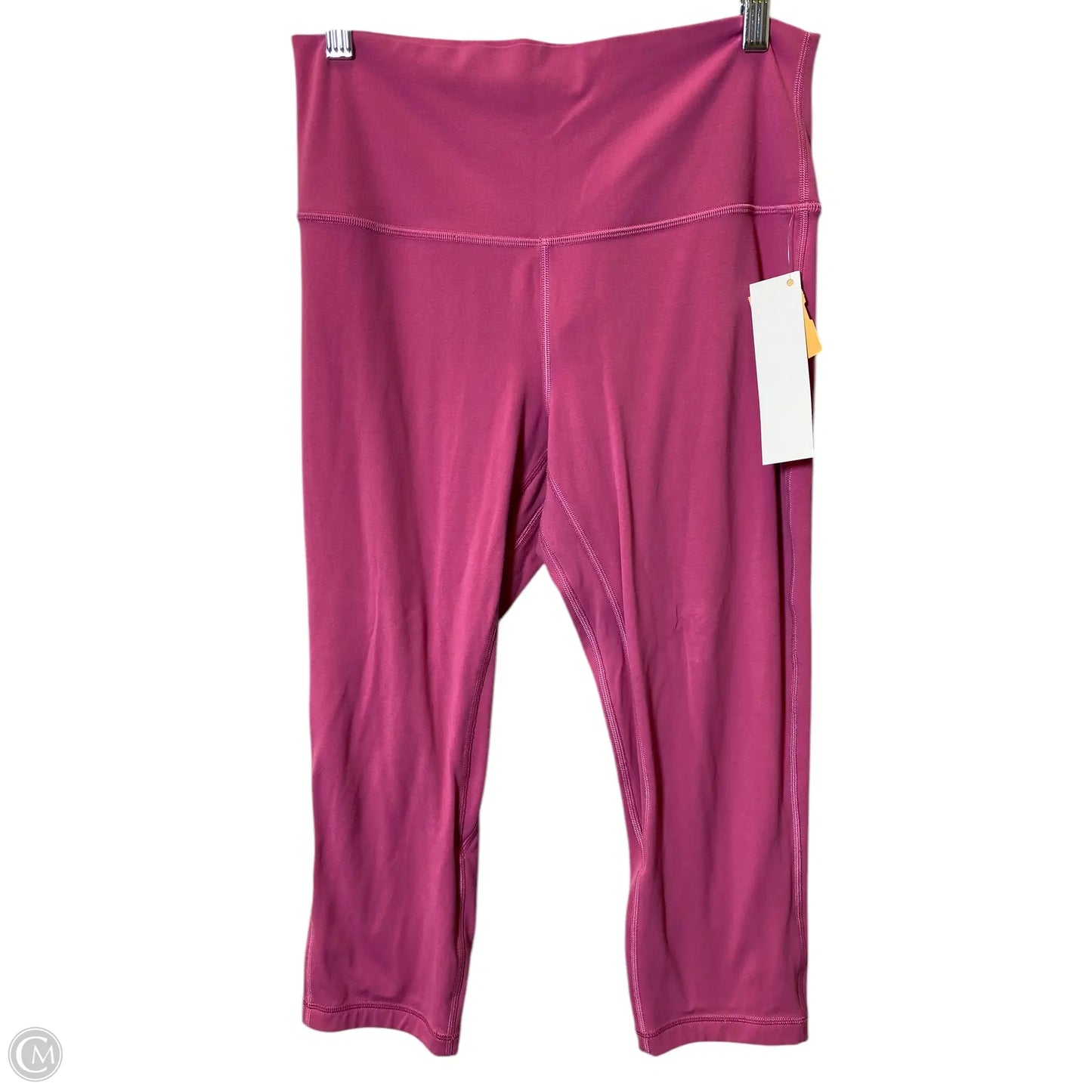 Athletic Capris By Lululemon In Pink, Size: 10