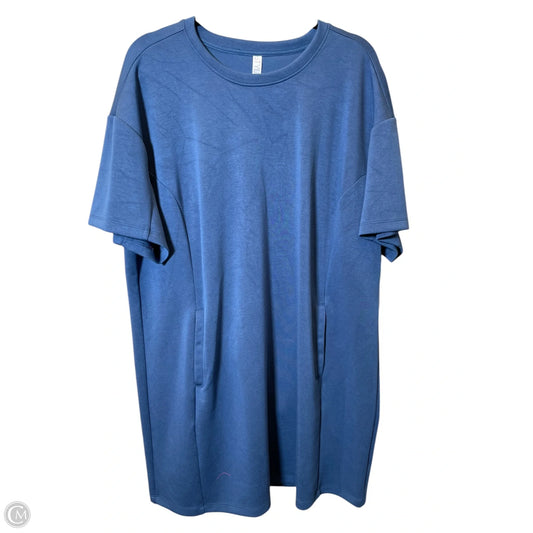 Dress Casual Short By Stylus In Blue, Size: Xxl