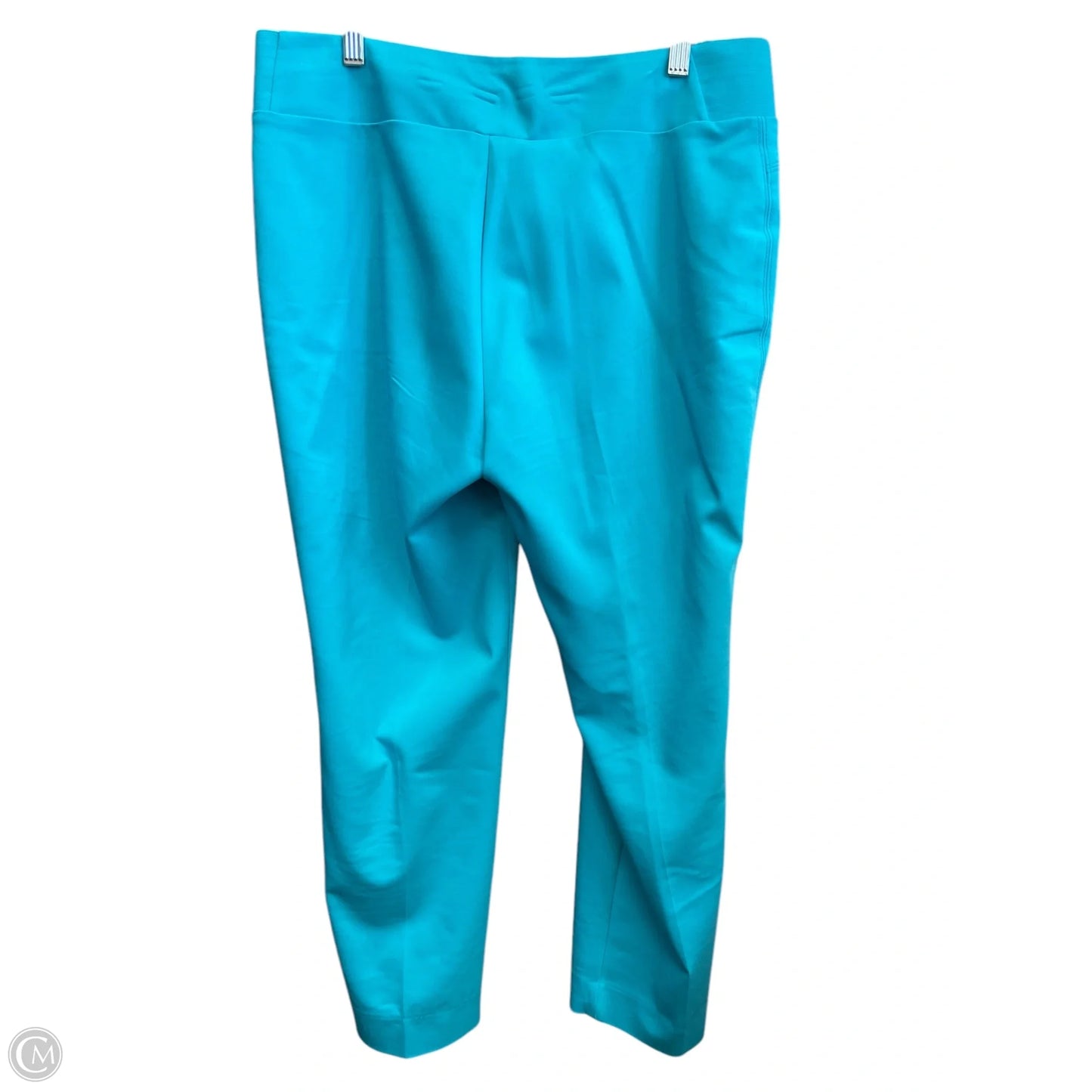 Pants Cropped By Investments In Teal, Size: 12