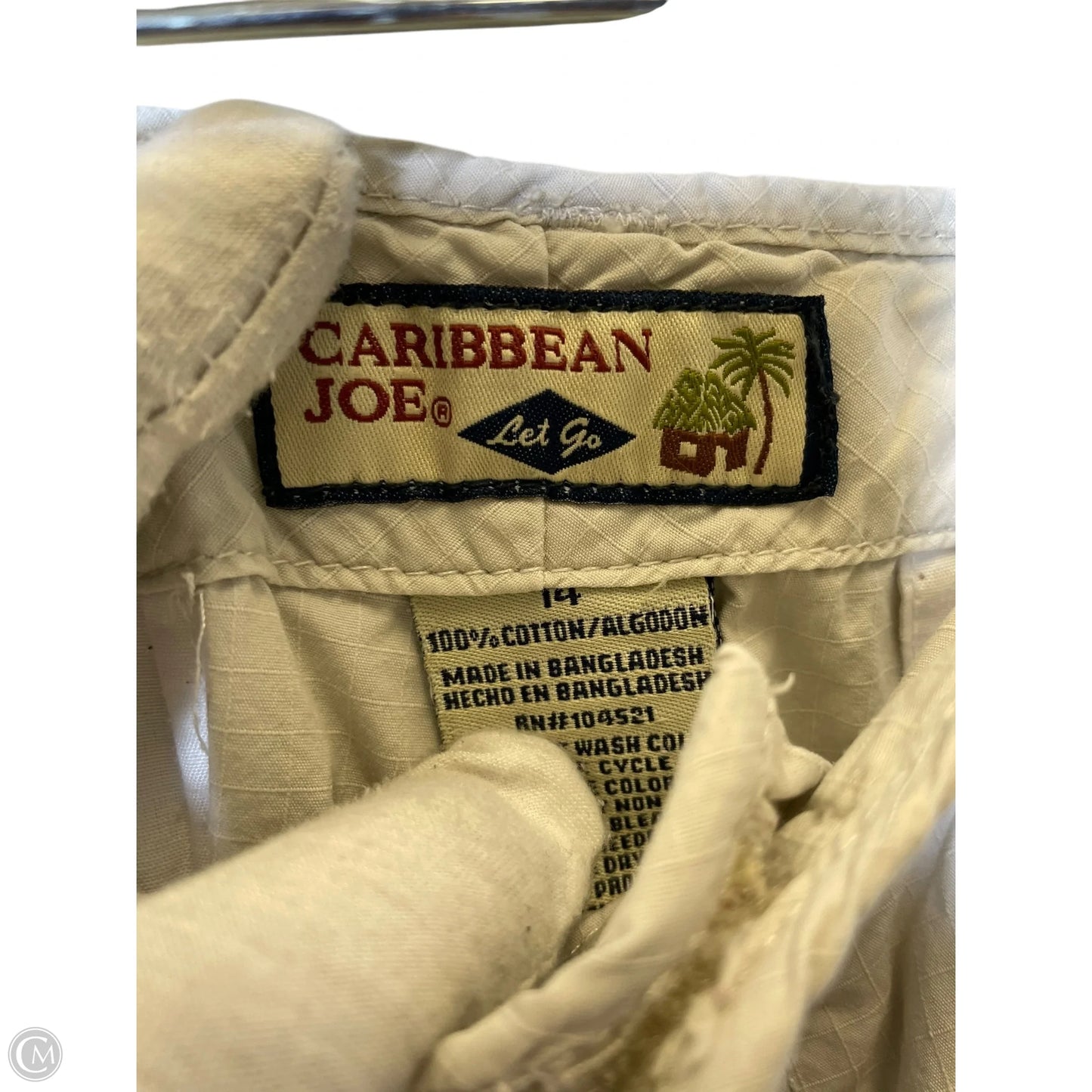 Shorts By Caribbean Joe In Tan, Size: 14