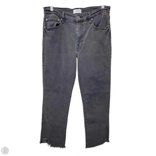 Jeans Straight By Pistola In Grey, Size: 10