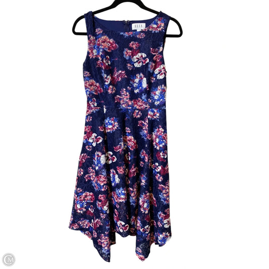 Dress Casual Midi By Elle In Multi-colored, Size: S