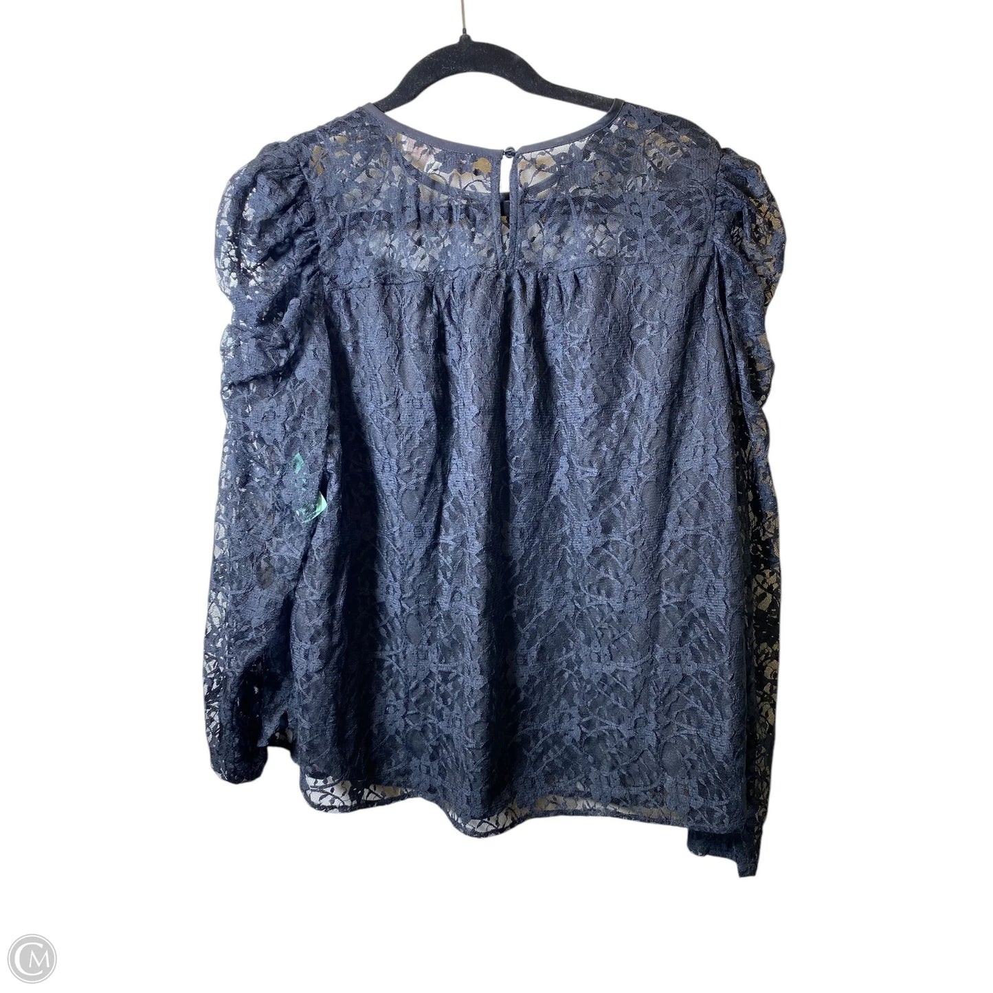 Top Long Sleeve By Loft In Black, Size: Xlp