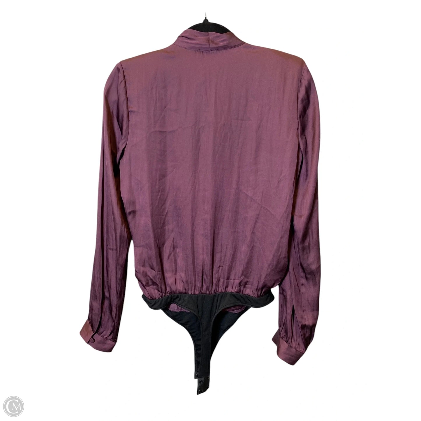 Top Long Sleeve By Paige In Maroon, Size: S