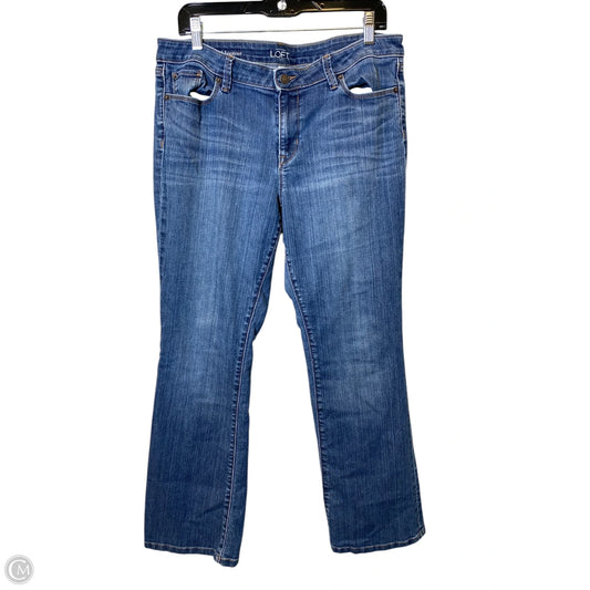 Jeans Boot Cut By Loft In Blue, Size: 14p