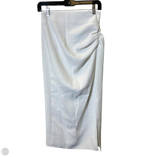 Skirt Midi By Zara In White, Size: S