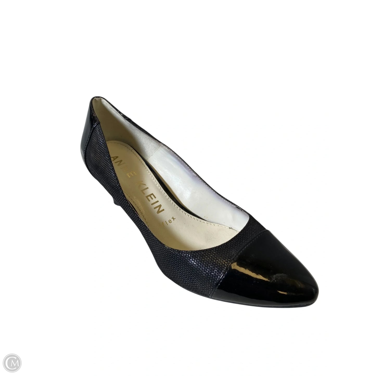 Shoes Heels Kitten By Anne Klein In Black, Size: 7.5