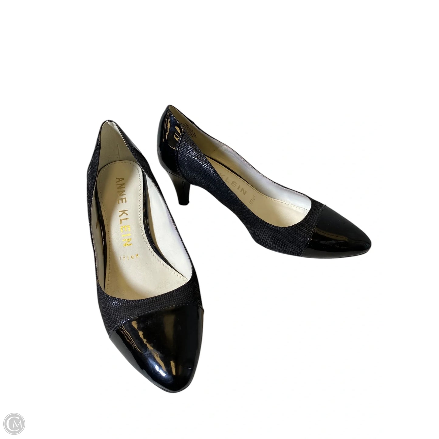 Shoes Heels Kitten By Anne Klein In Black, Size: 7.5