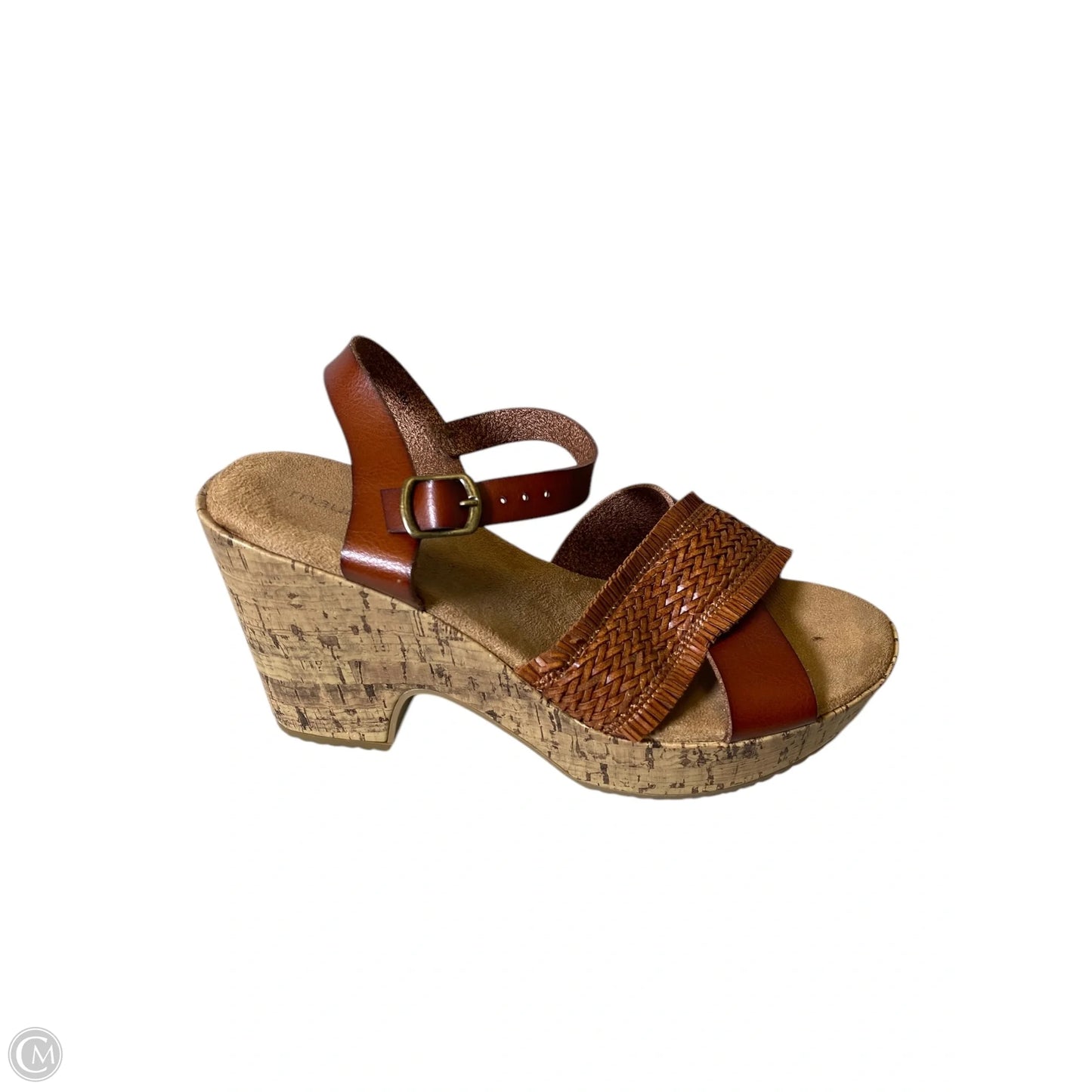 Sandals Heels Wedge By Maurices In Brown, Size: 8