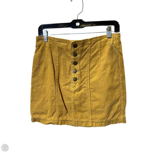 Skirt Mini & Short By Billabong In Yellow, Size: 2