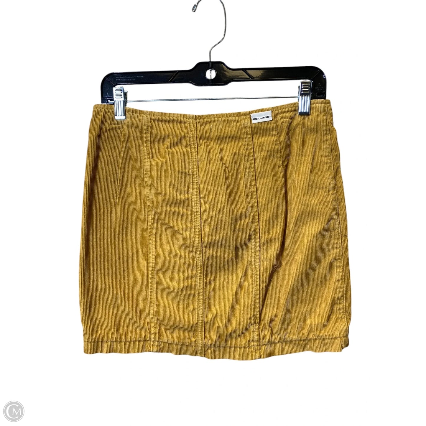 Skirt Mini & Short By Billabong In Yellow, Size: 2