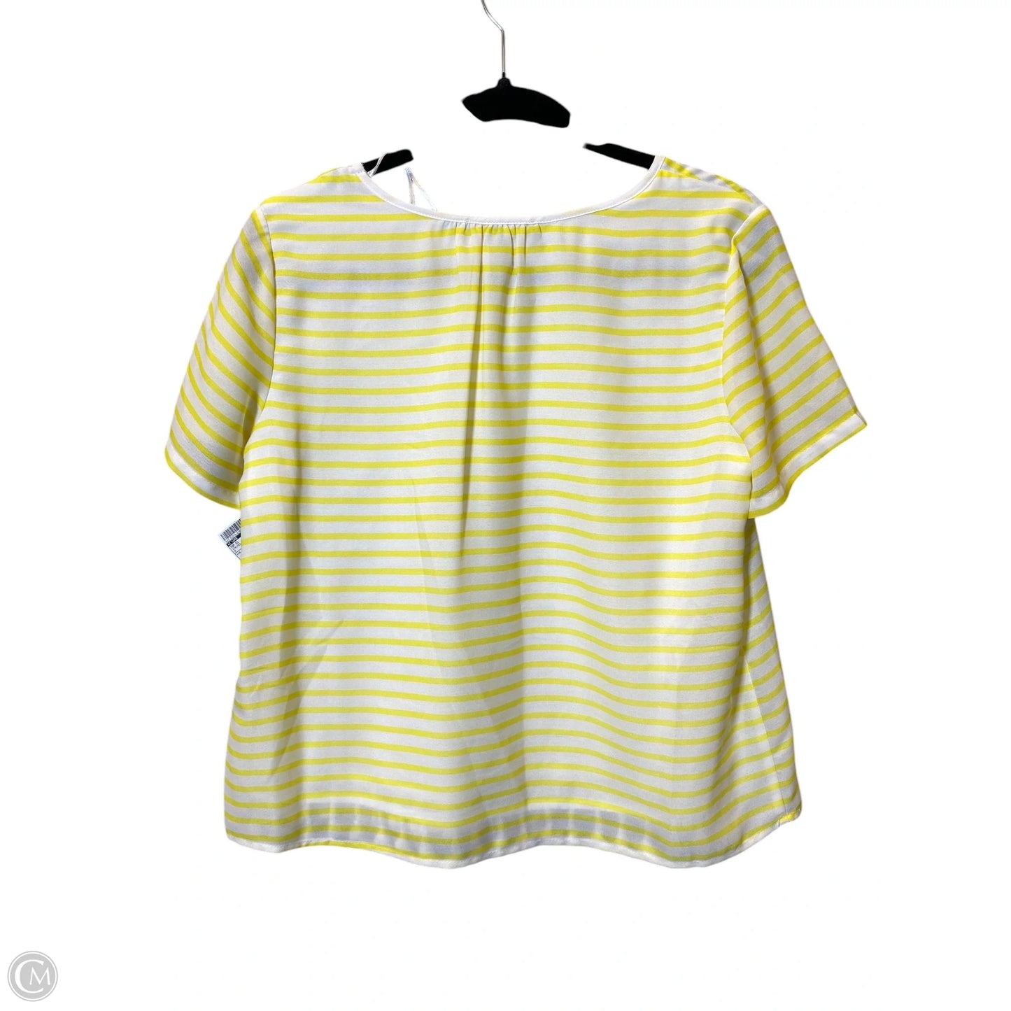 Top Short Sleeve By C Luce In Striped Pattern, Size: M