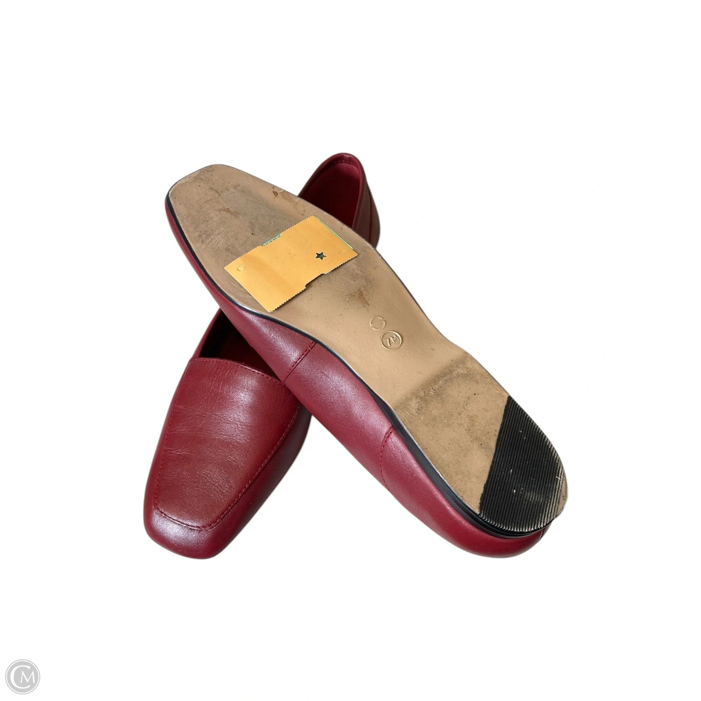 Shoes Flats By Capezio In Maroon, Size: 7