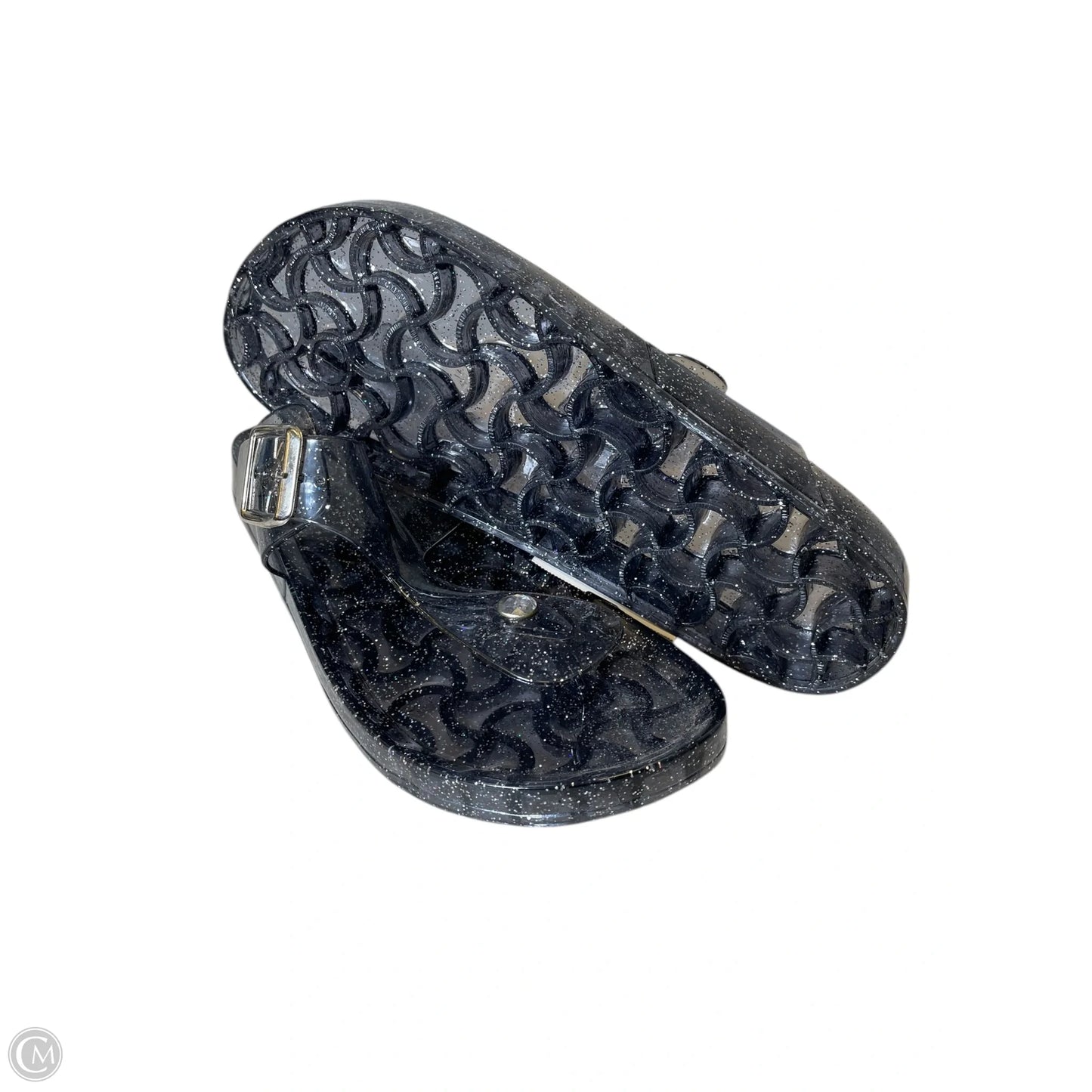 Sandals Flats By Capelli In Silver, Size: 7