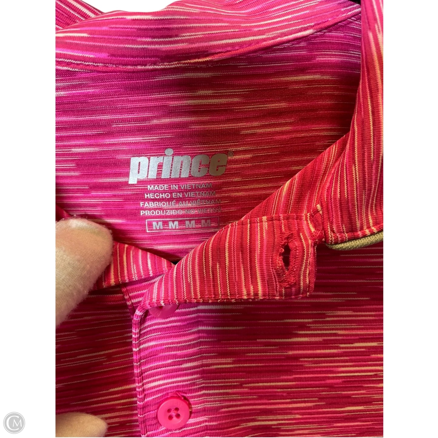 Athletic Top Short Sleeve By Clothes Mentor In Pink, Size: M