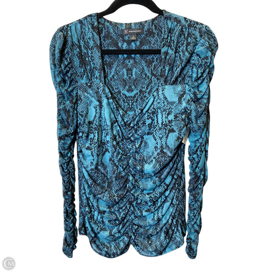 Top Long Sleeve By Inc In Animal Print, Size: M