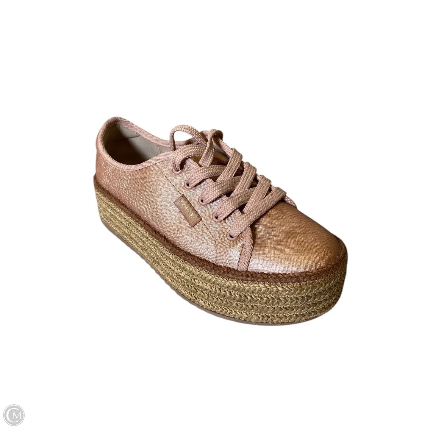 Shoes Heels Wedge By Cmc In Peach, Size: 6