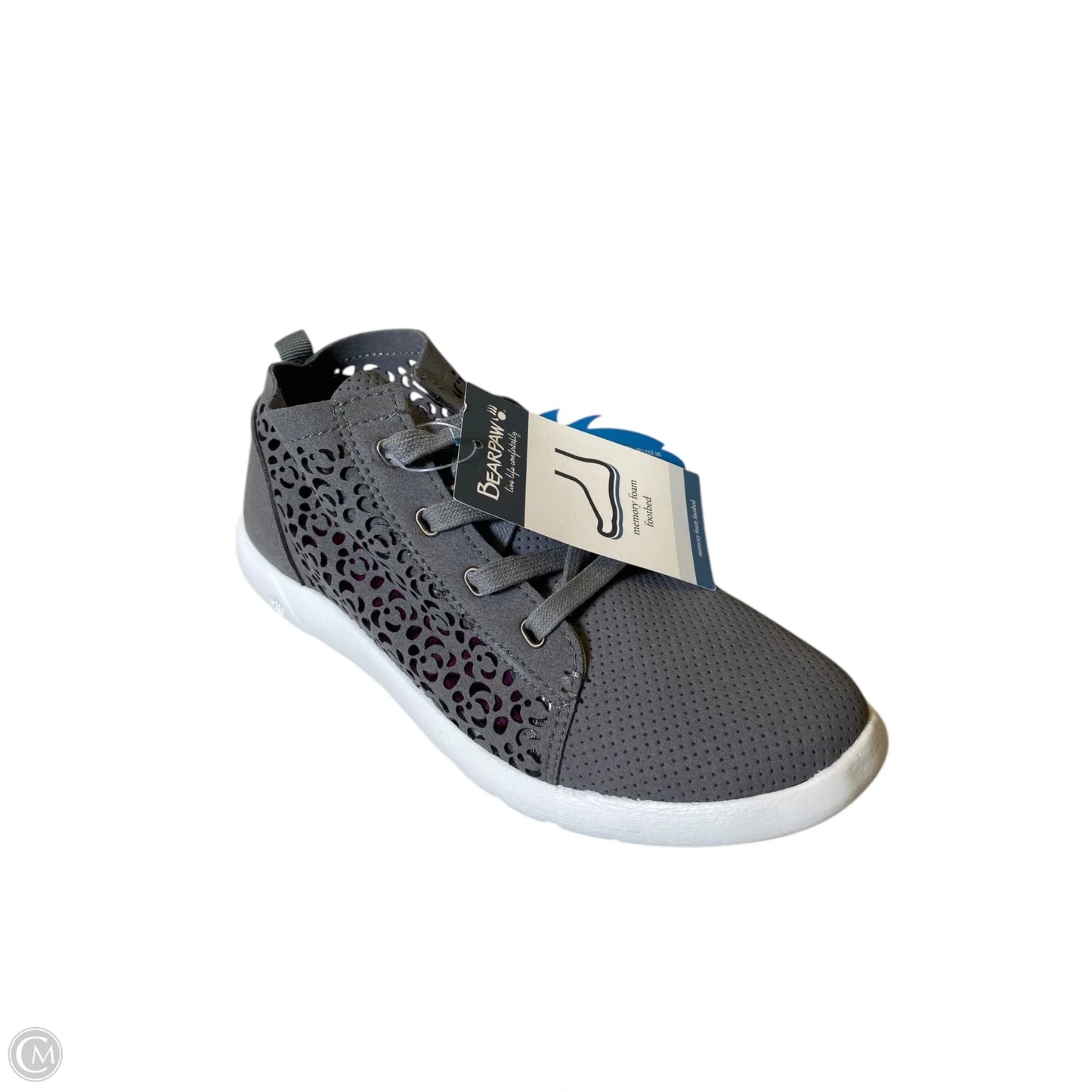 Shoes Athletic By Bearpaw In Grey, Size: 7