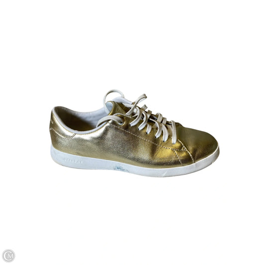 Shoes Athletic By Cole-haan In Gold, Size: 7
