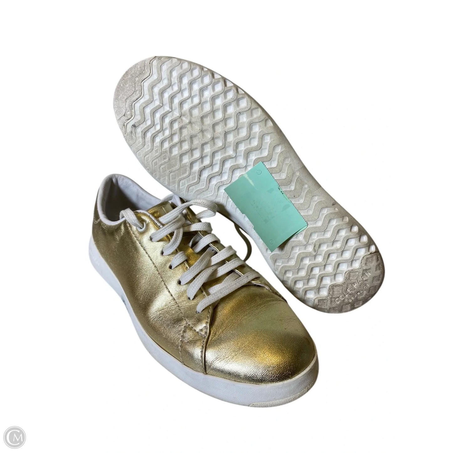 Shoes Athletic By Cole-haan In Gold, Size: 7