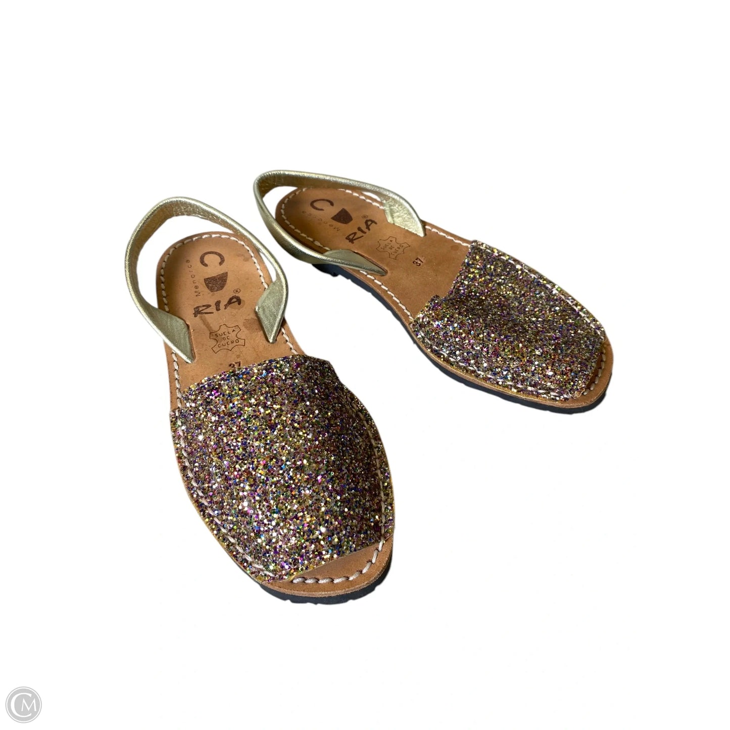 Sandals Flats By Cmc In Multi-colored, Size: 6.5