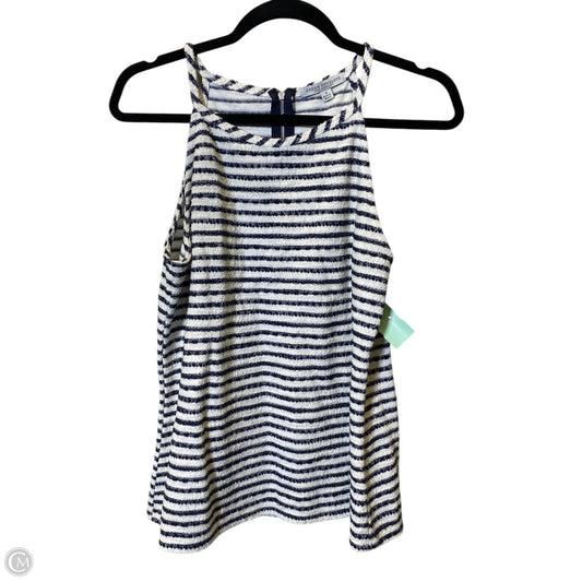 Top Sleeveless By Green Envelope In Striped Pattern, Size: S