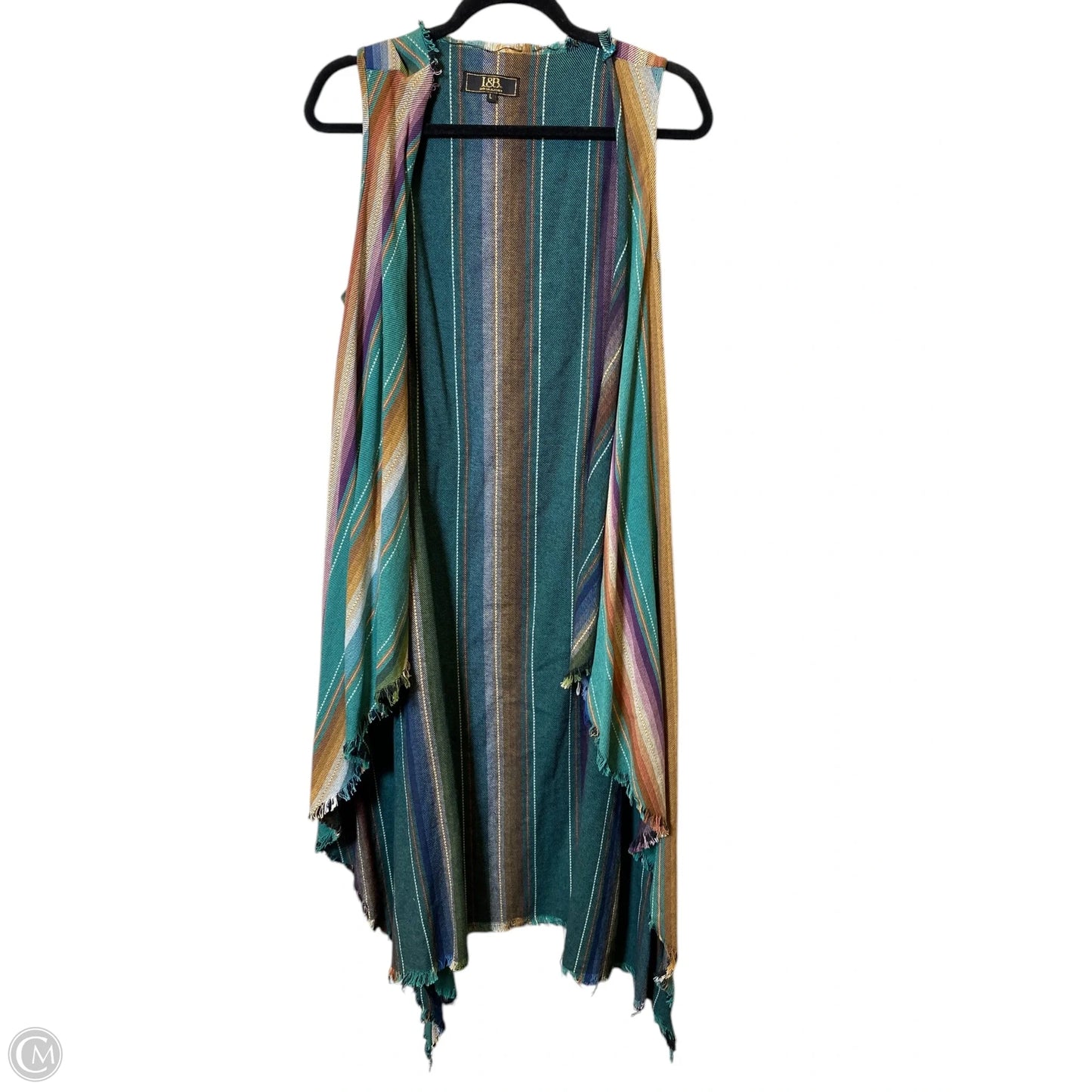 Swimwear Cover-up By Clothes Mentor In Multi-colored, Size: L