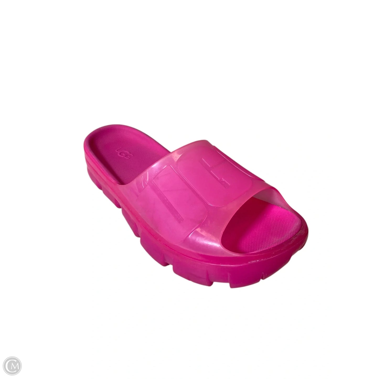 Sandals Designer By Ugg In Pink, Size: 8.5