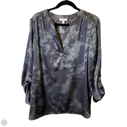 Top 3/4 Sleeve By Clothes Mentor In Grey, Size: Xl