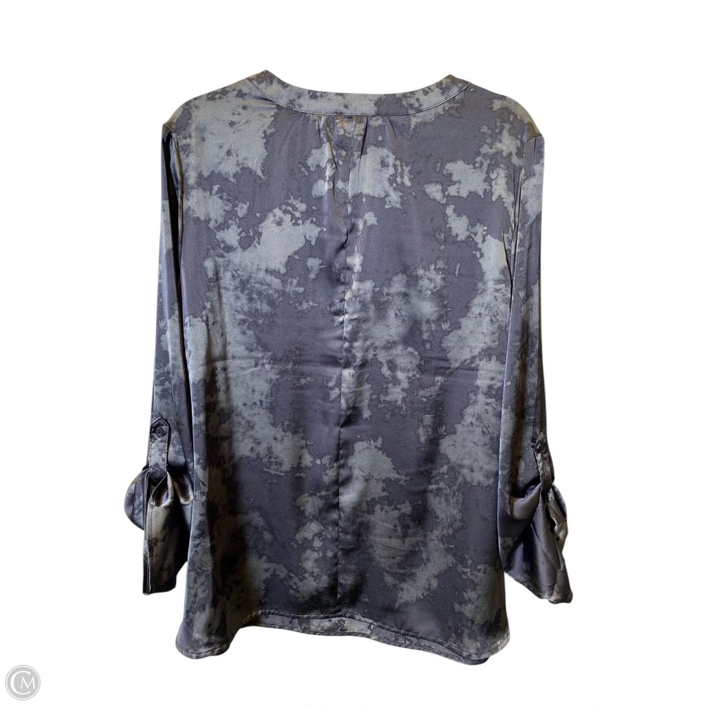 Top 3/4 Sleeve By Clothes Mentor In Grey, Size: Xl